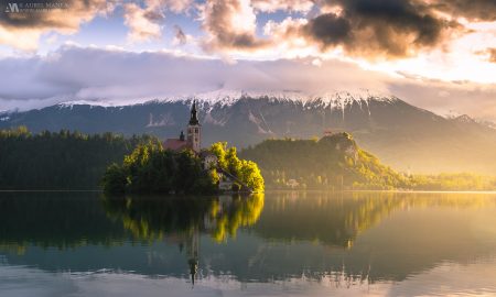 Gallery Bled lake sunrise 01