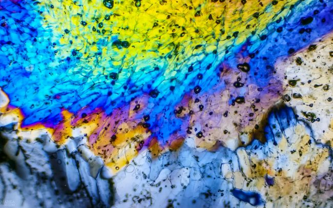 Gallery Ice crystals under polarized light microscope 05