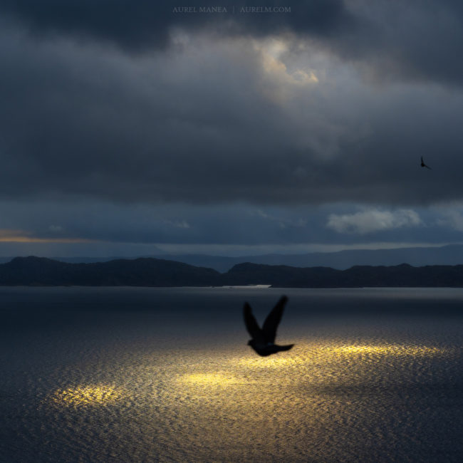 Gallery Scotland light rays over ocean 02