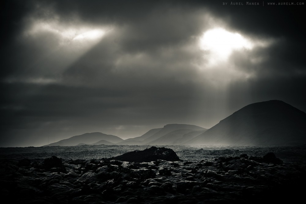 Strange Iceland landscape