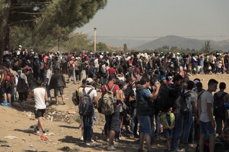 emigrants Greece Macedonia border 05