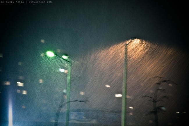 long exposure snow