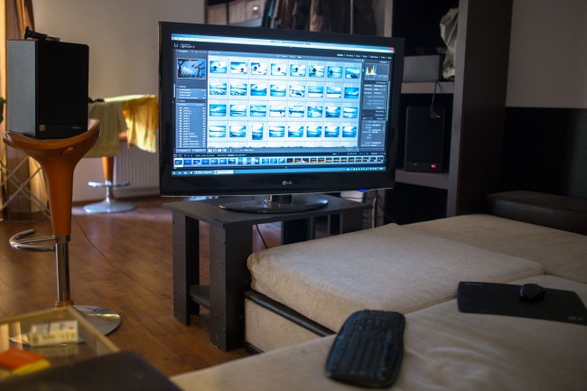 the tv I use for photo processing